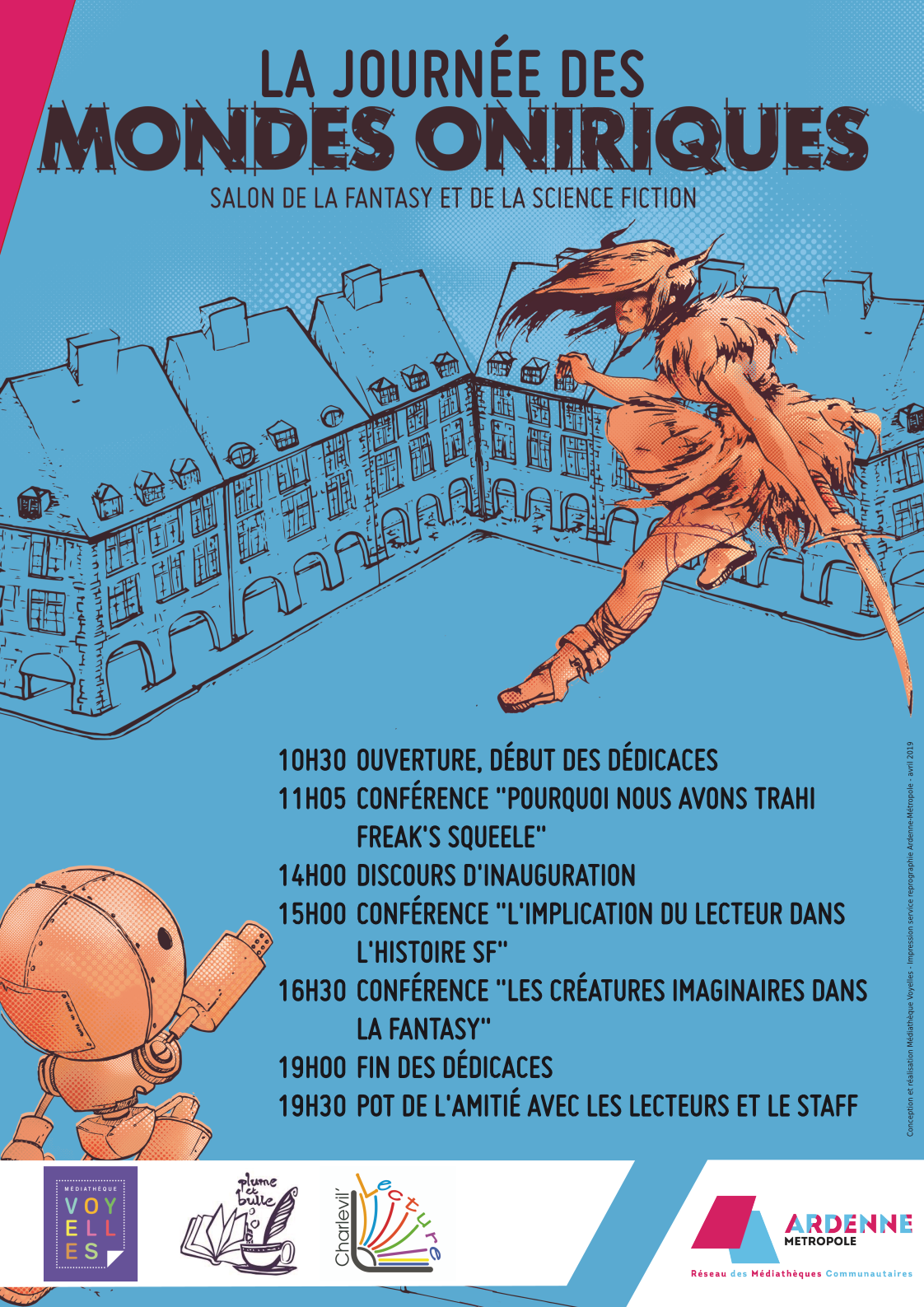 La Journée des Mondes Oniriques revient à      Charleville- Mézières le samedi 11 mai 2019!